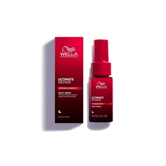 Wella Ultimate Repair Night Serum Siero Notturno Per Capelli Danneggiati 30 Ml