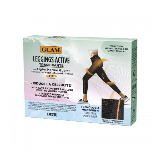 Guam Leggings Active Traspirante Contro La Cellulite Taglia Xs-S 38-40