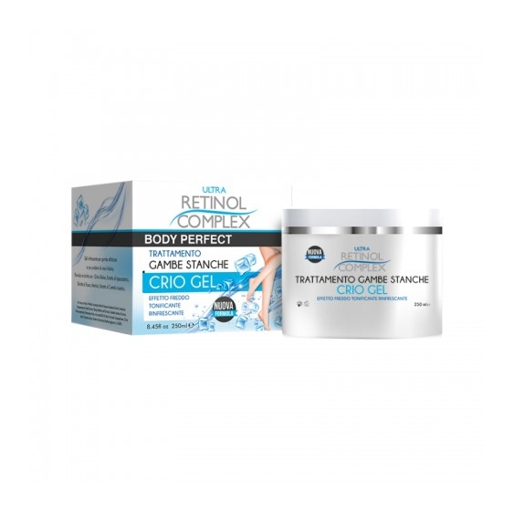 Retinol Complex Ultra Body Perfect Crio Gel Trattamento Gambe Stanche 250 Ml