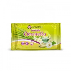 Setablu 20 Salviettine Al Profumo Di Citronella