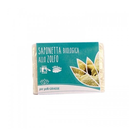 Fior Di Loto Saponetta Allo Zolfo Bio 100 G
