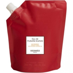 Hermes Eau De Rhubarbe Écarlate Gel Schiuma Mani E Corpo 300 Ml Ricarica