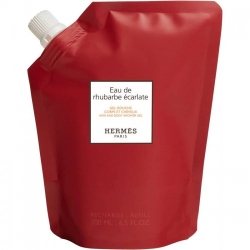 Hermes Eau De Rhubarbe Écarlate Gel Doccia 200 Ml Ricarica