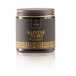 Isha Sapone Nero Con Olio Essenziale Di Eucalipto 250 Gr