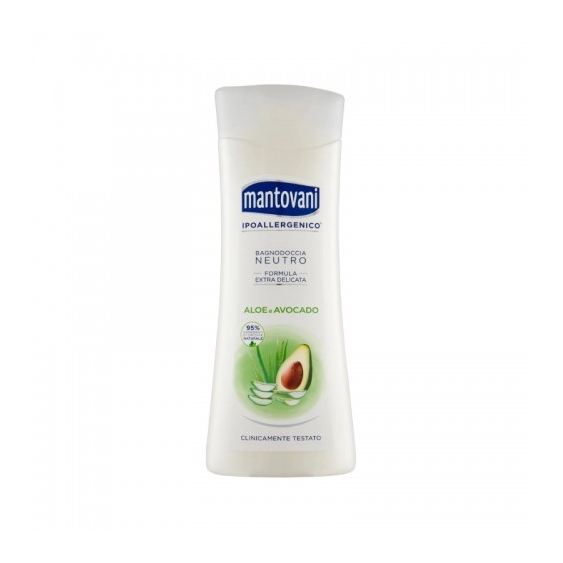 Mantovani Aloe E Avocado Bagnodoccia Neutro Ipoallergenico 400 Ml