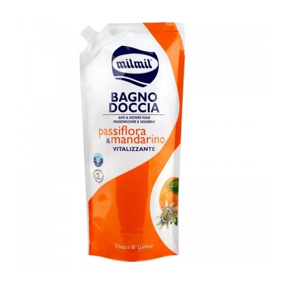 Mil Mil Passiflora & Mandarino Bagno Doccia 750 Ml Ricarica