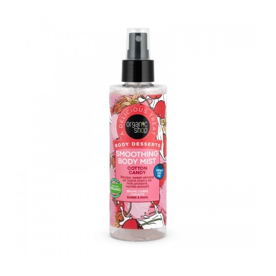 Organic Shop Zucchero Filato Body Mist Levigante 200 Ml