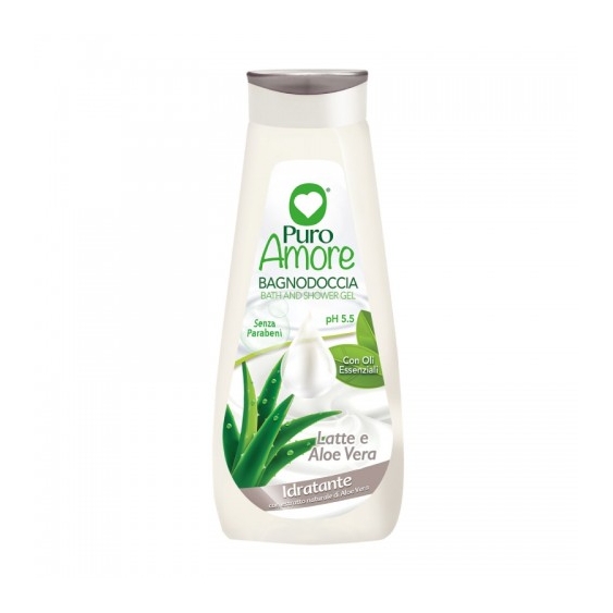 Puro Amore Latte E Aloe Vera Bagnodoccia Idratante 750 Ml