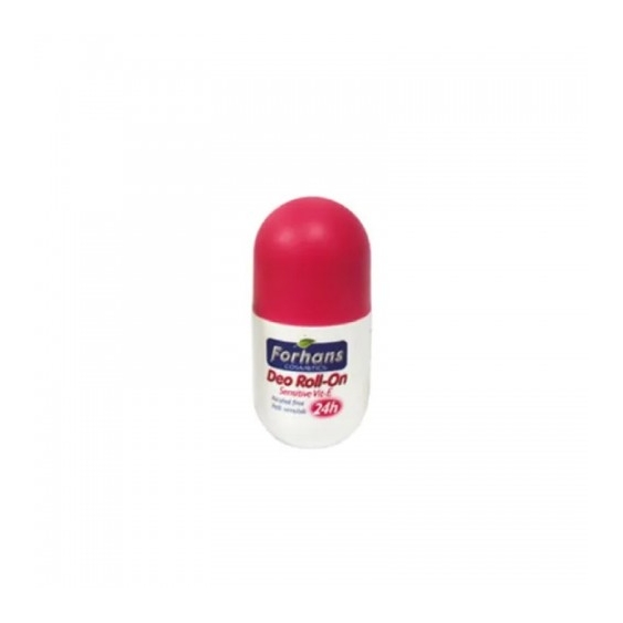 Forhans Cosmetic Deo Roll On Deodorante Sensitive Vit-E 50 Ml