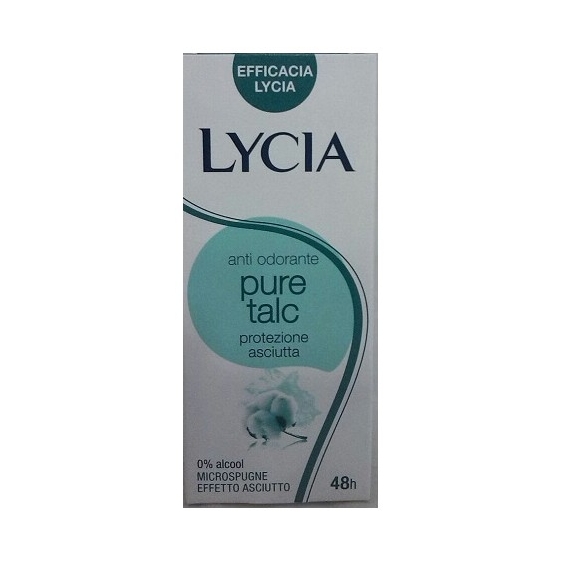 Lycia Pure Talc Crema Deodorante Per Il Corpo Anti Odorante 40 Ml