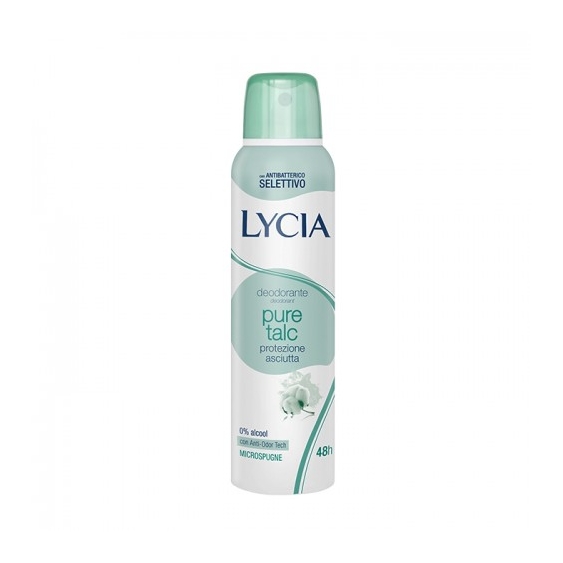 Lycia Pure Talc Deodorante Spray 150 Ml