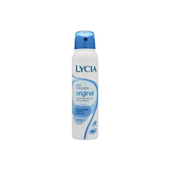 Lycia Deodorante Antiodorante Original Spray 150 Ml