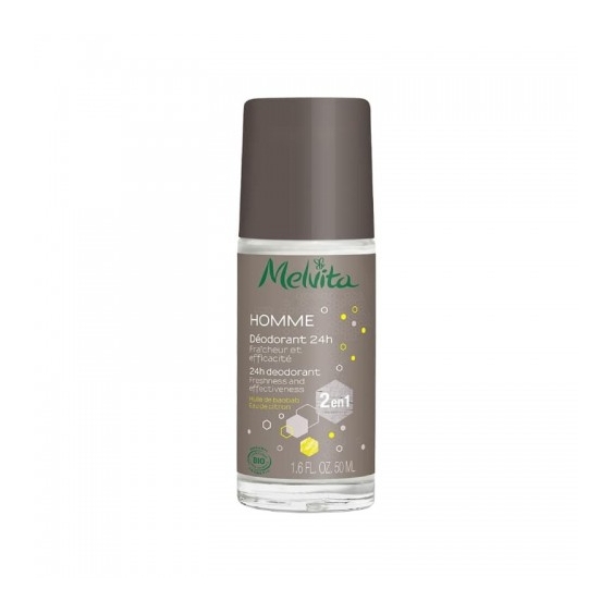 Melvita Uomo Deodorante 24H Roll-On 50 Ml