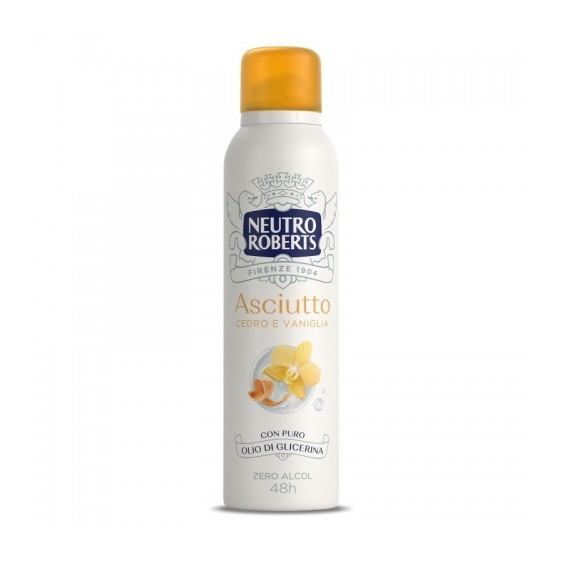 Neutro Roberts Asciutto Cedro E Vaniglia Deodorante Spray 150 Ml