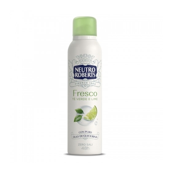 Neutro Roberts Fresco Tè Verde E Lime Deodorante Spray 150 Ml