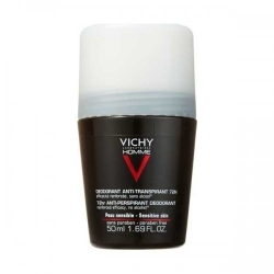 Vichy Homme Deodorante Anti-Traspirante Roll-On 72H 50 Ml
