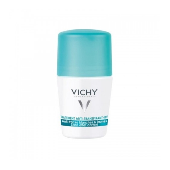 Vichy Deodorante Antitraspirante 48H Roll-On Anti Tracce 50 Ml
