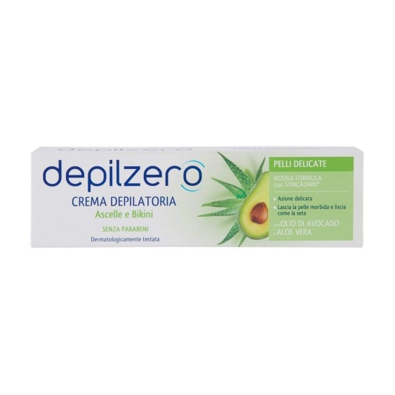 Depilzero Crema Depilatoria Ascelle E Bikini Idratante E Protettiva Con Olio Di Avocado 75 Ml