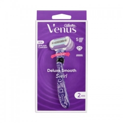 Gillette Venus Deluxe Smooth Swirl 1 Rasoio + 2 Lamette