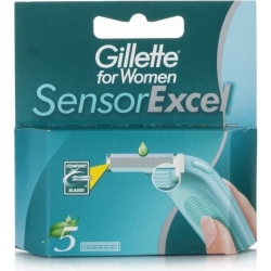 Gillette Lame Di Ricambio Sensor Excel Depilazione For Woman 5 Lamette
