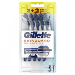 Gillette Skinguard Sensitive 5 Rasoi Usa E Getta Per Pelli Sensibili