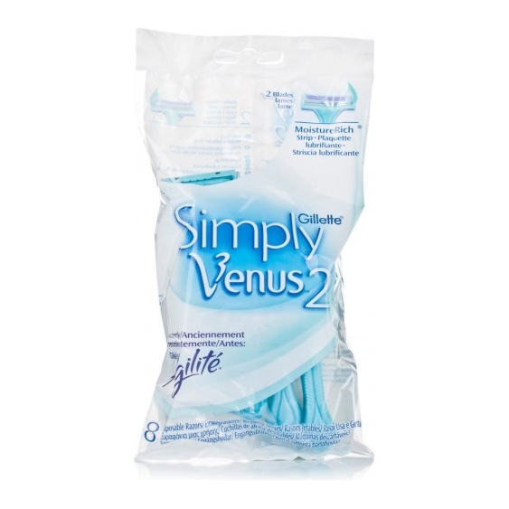Gillette Rasoio Usa E Getta Depilazione Donna Simply Venus 2 Confezione 4 + 2