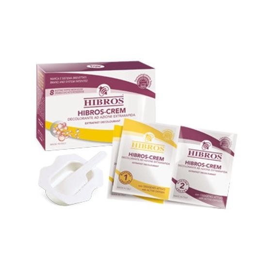 Hibros Hibros-Crem Decolorante Ad Azione Extrarapida In Bustine