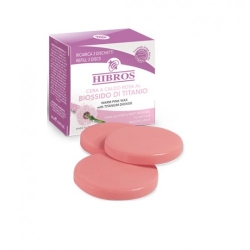Hibros Ricarica Per Cera A Caldo Rosa Al Biossido Di Titanio 3 Dischetti