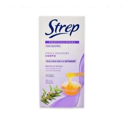 Strep Strisce Depilatorie Professionali Corpo 12 Strisce
