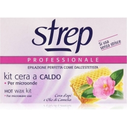 Strep Cera Depilatoria A Caldo Corpo Professionale 100 G