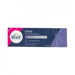 Veet Expert Crema Depilatoria Per Pelli Normale E Sensibile 100 Ml