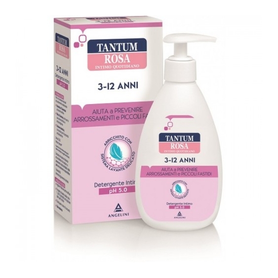 Angelini Tantum Rosa Intimo Quotidiano 3-12 Anni Detergente Intimo 200 Ml
