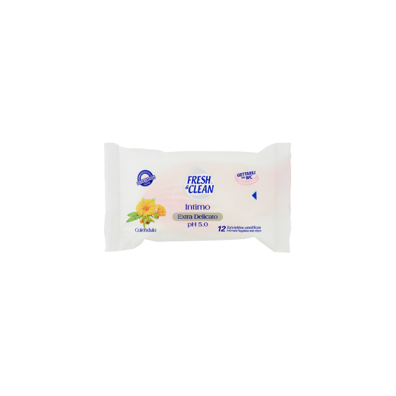 Fresh & Clean Intimo 12 Salviettine Extra Delicate