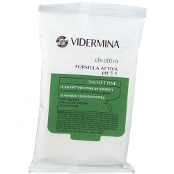 Istituto Ganassini Vidermina Clx Attiva 15 Salviettine Intime Detergenti A Ph 5.5