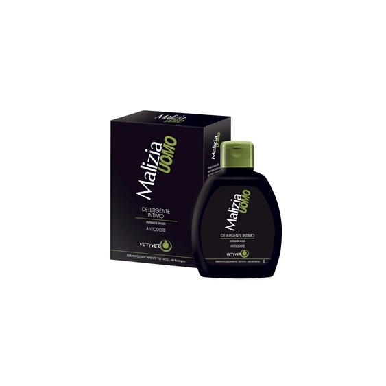 Malizia Detergente Intimo Al Profumo Di Vetyver Uomo 200 Ml
