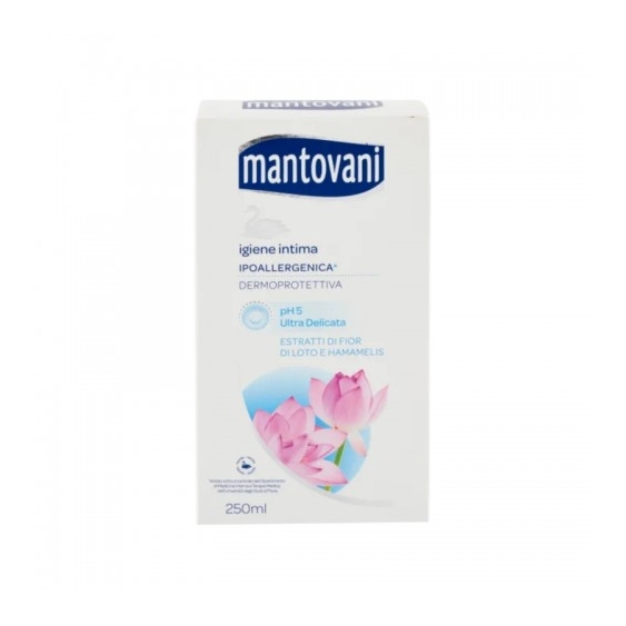Mantovani Ph 5 Ultra Delicata Estratti Di Fior Di Loto E Hamamelis Detergente Intimo 250 Ml