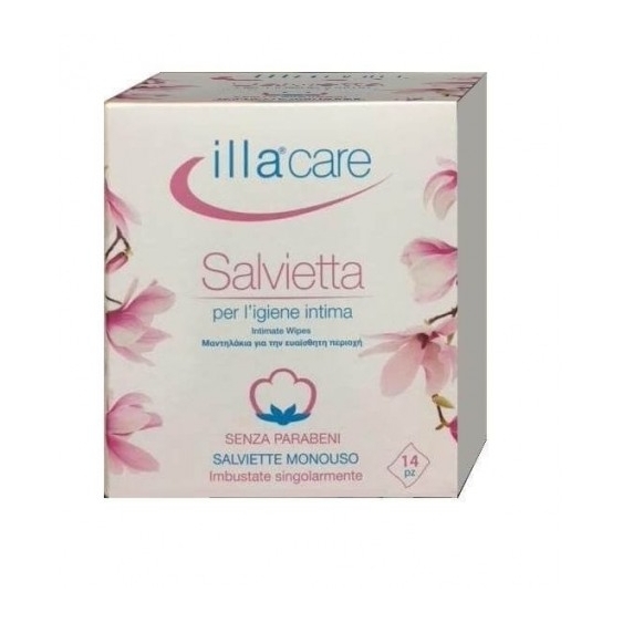 Pietrasanta Pharma Illa Care 14 Salviette Intime Detergenti In Tessuto