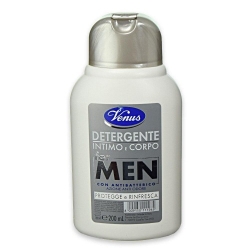 Venus For Men Detergente Intimo E Corpo Con Antibatterico 200 Ml