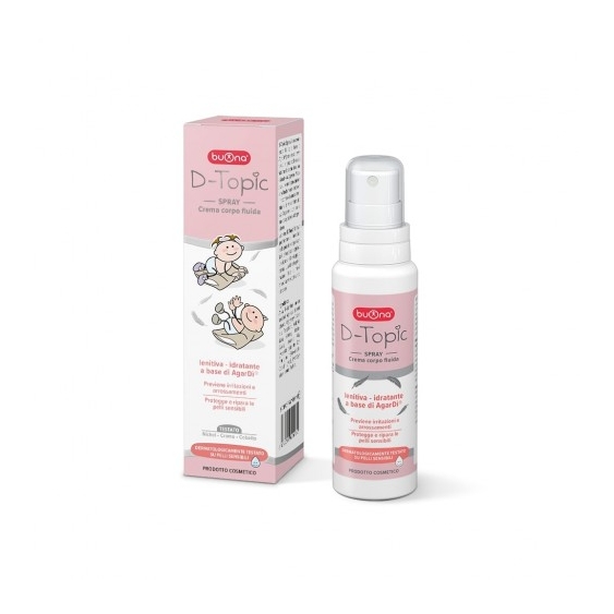 Buona D-Topic Spray Crema Corpo Fluida Per Pelli Sensibili 100 Ml