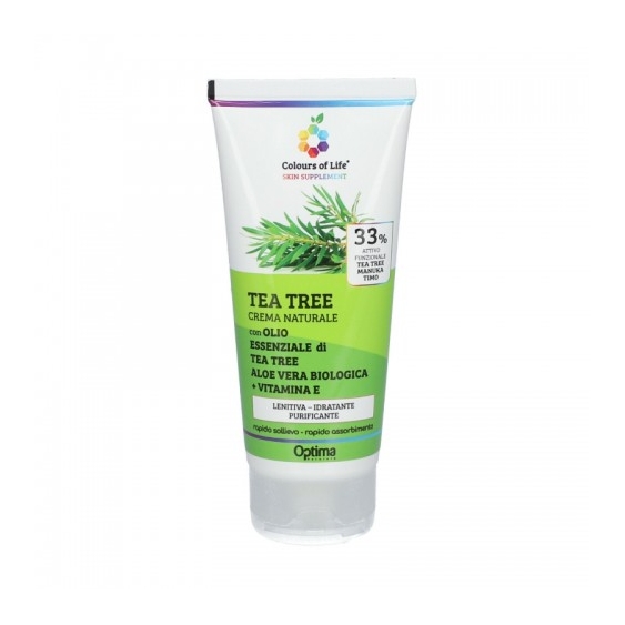 Colours Of Life Tea Tree Crema Eudermica Naturale 100 Ml