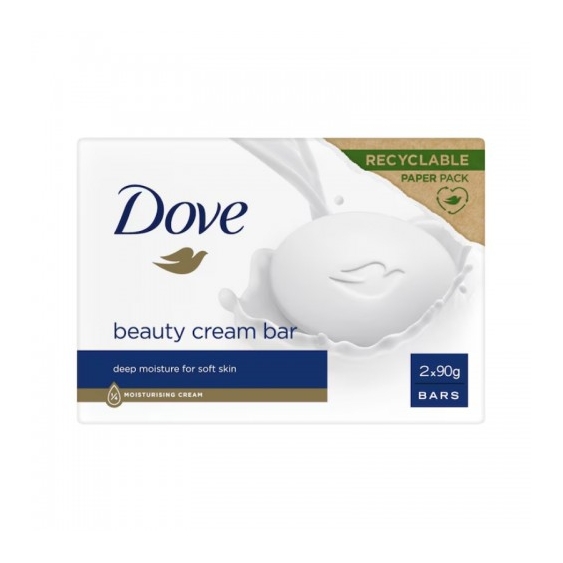 Dove Beauty Cream Bar Original Sapone Solido 2 X 90 G