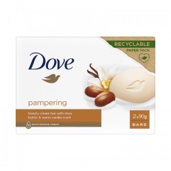 Dove Beauty Cream Bar Pampering Sapone Solido 2 X 90 G