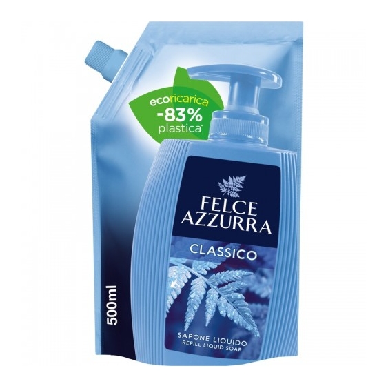 Felce Azzurra Eco Ricarica Per Sapone Liquido Classico 500 Ml