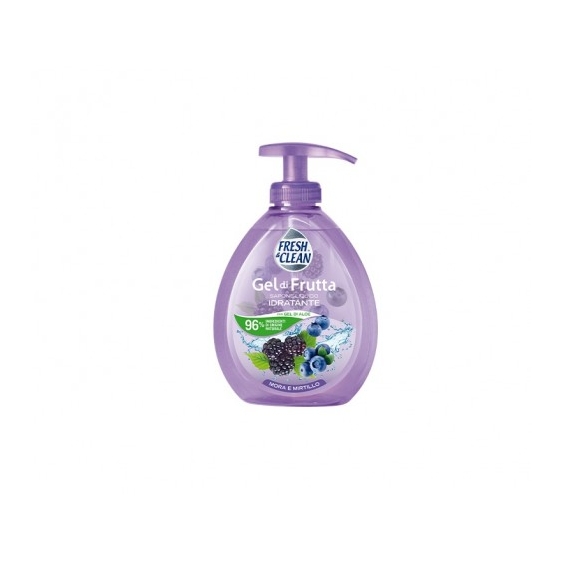 Fresh & Clean Gel Di Frutta Sapone Liquido Mora E Mirtillo 300 Ml