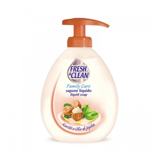 Fresh & Clean Family Care Karitè E Olio Di Jojoba Sapone Liquido 300 Ml