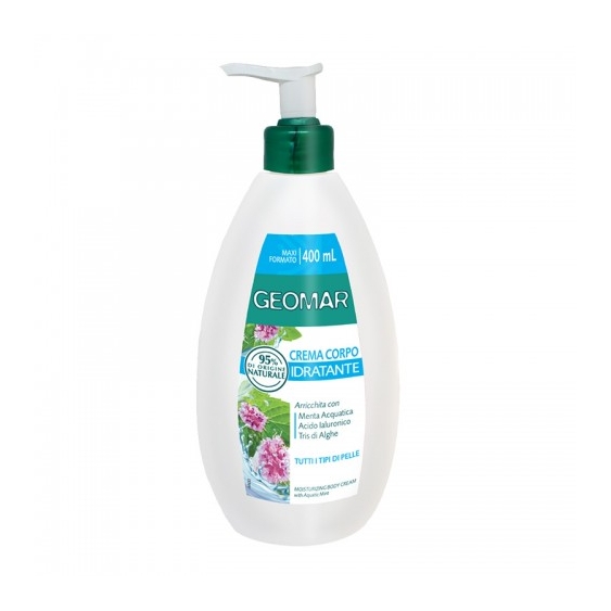 Geomar Crema Corpo Idratante Con Menta Acquatica 400 Ml