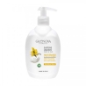 Glenova Sapone Liquido Per Meni E Viso Al Latte Di Mandorla E Fiori Di Vaniglia 500 Ml