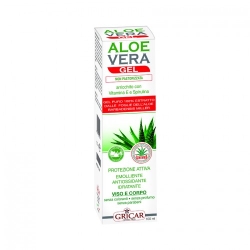 Gricar Chemical Aloe Vera Gel Emolliente Antiossidante E Idratante Per Viso E Corpo 100 Ml