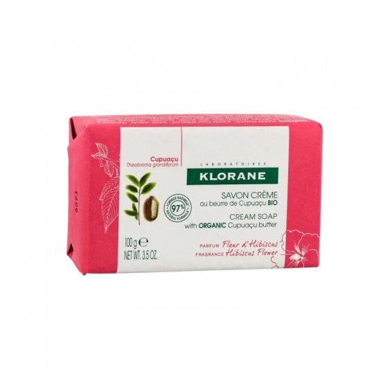 Klorane Fiori D'Ibisco E Burro Di Cupuaçu Bio Sapone Solido 100 G