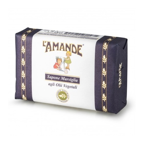 L'Amande Sapone Di Marsiglia Idratante Con Olio Di Mandorle Dolci 100 G